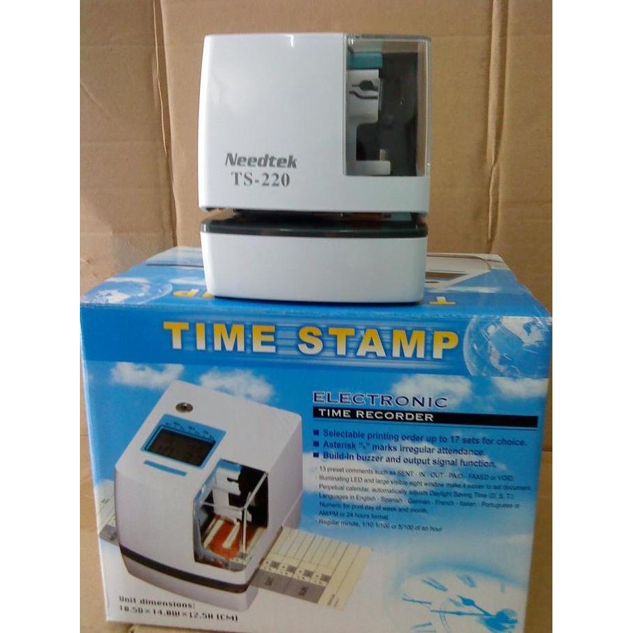 

ready !!! Mesin Time Stamp NEEDTEK TS220