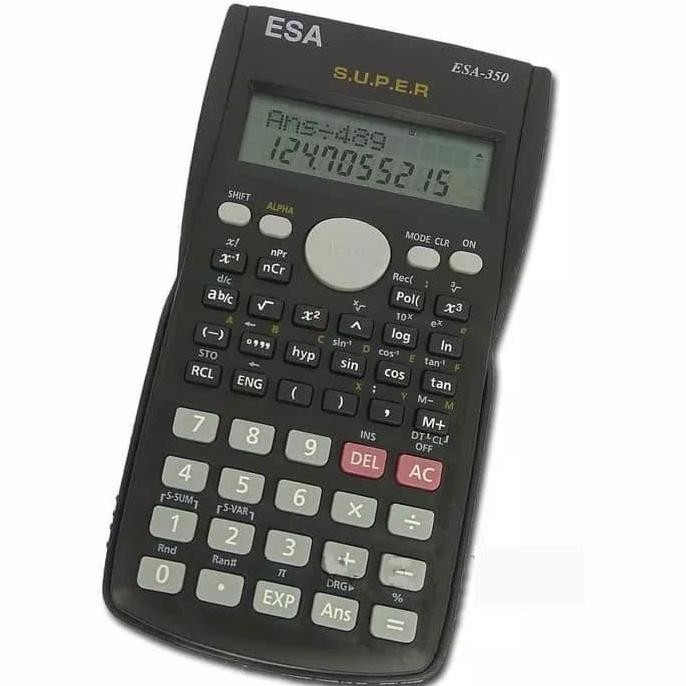

restock Kalkulator Mini Scientific Calculator ESA-350 / citizen 350 Cocok untuk Sekolahan