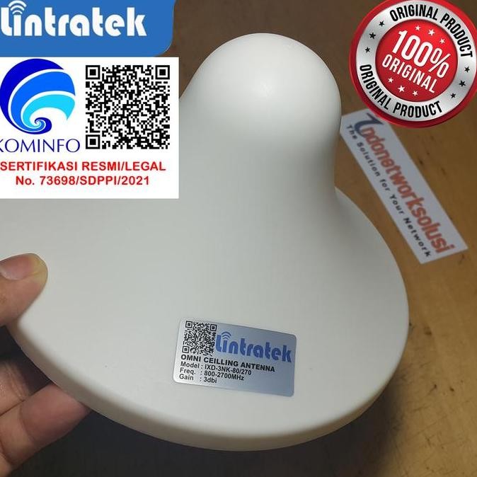 Antena Omni Indoor Jamur Ceiling Untuk Repeater 2G 3G 4G Lintratek Ori