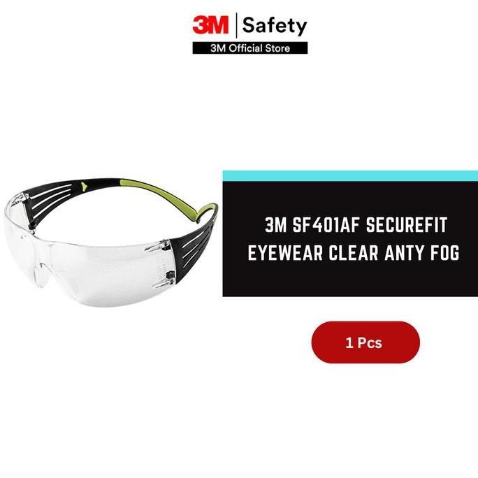 

Terlaris 3M Sf401Af Securefit Yewear Clear Anty Fog-Lens