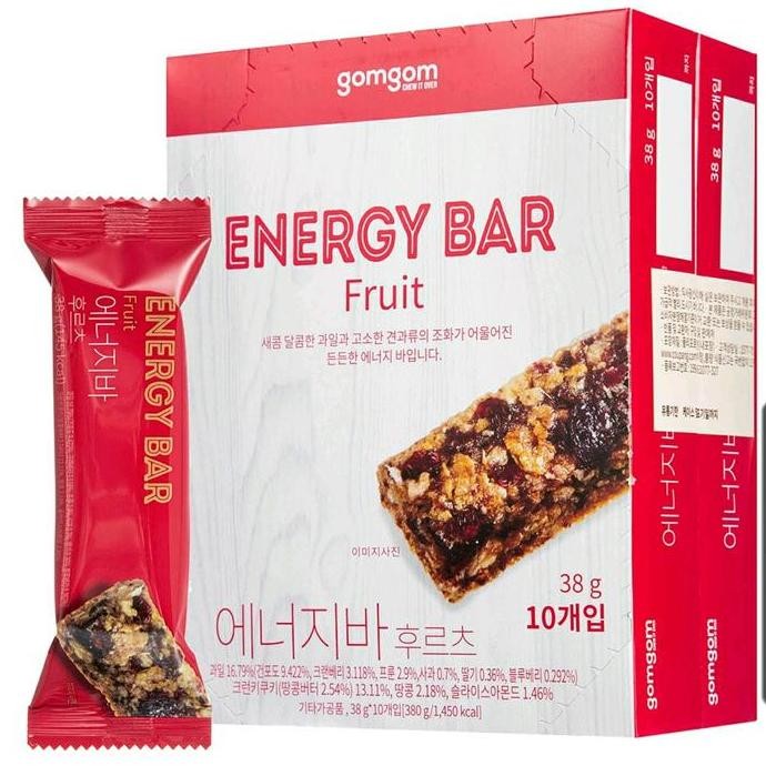 

Energi Bar Fruit Gomgom Korea/Protein Bar