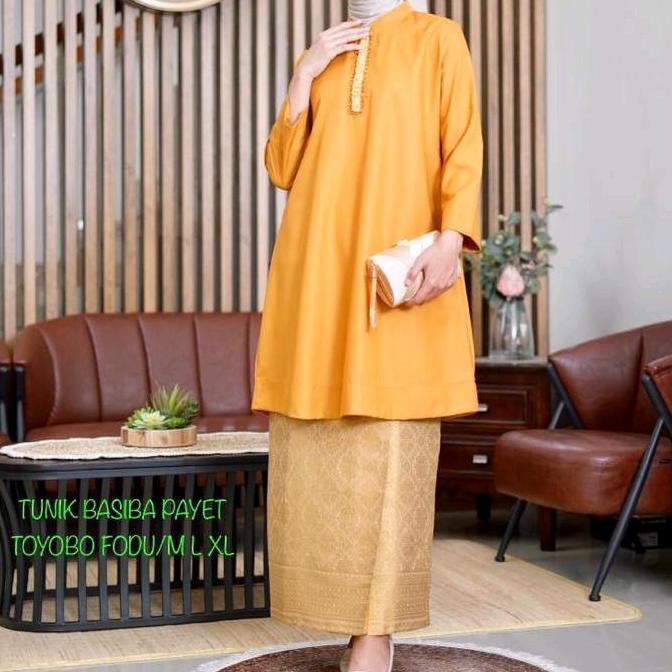 TUNIK BATU PAYET LURUS - TUNIK BASIBA BATU PAYET KAMARI - TUNIK TOYOBO FODU