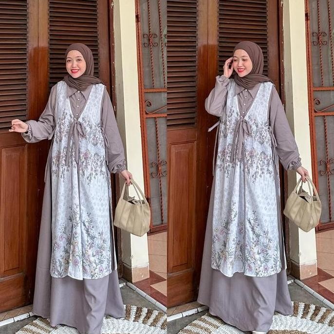 Seragaman Outfit Kondangan Elegant  Motif 63 ( Joley Cloth X Shireen Sungkar ) Alia, Humaira, Sabhir