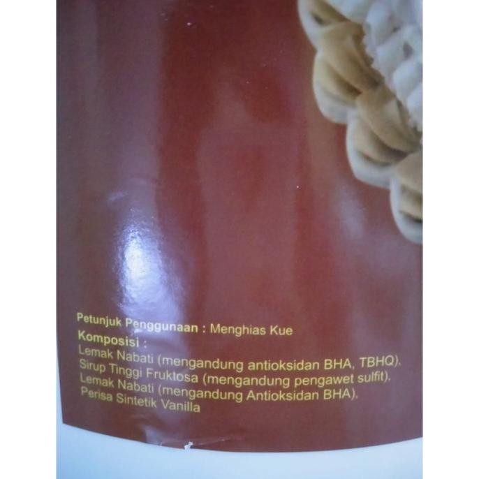 

(Expert) Hollmann Butter Cream Siap Pakai 500gram
