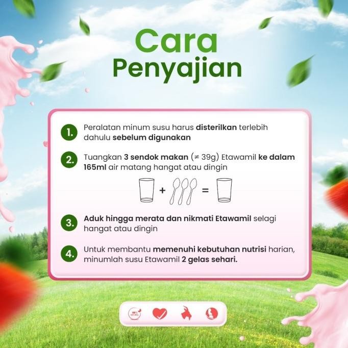

(Expert) ETAGEN SUSU COLLAGEN Kolagen Milk Merawat Kulit & Wajah Rasa Stoberi Strawberry 200gr