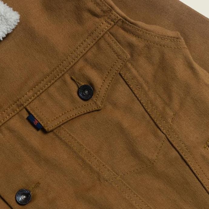 Sale Hammer Sherpa Trucker Jacket - Honey Brown