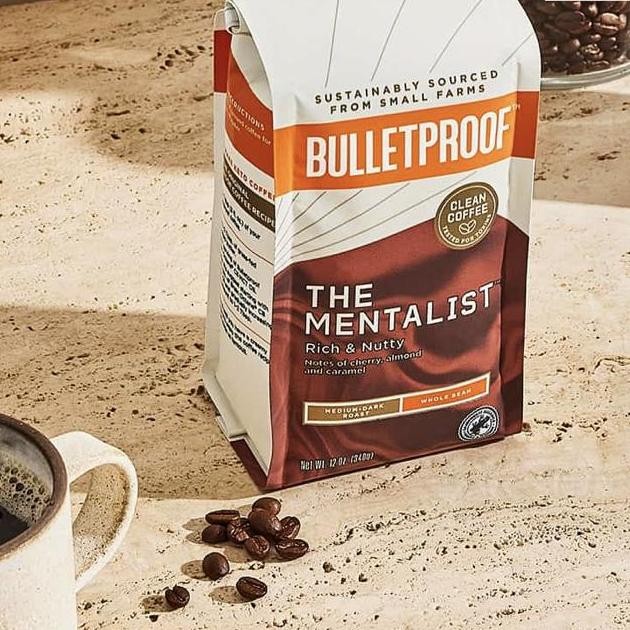 

Bulletproof Whole Bean Coffee Original Mentalist French Medium Dark