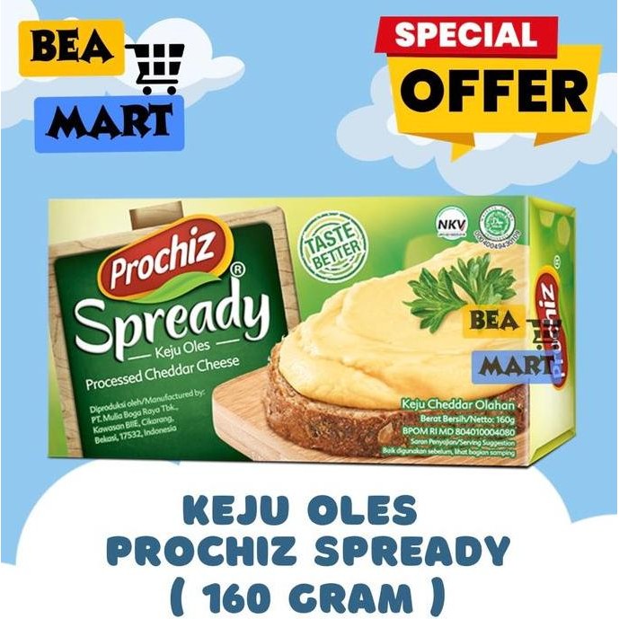 

Sale Keju Prochiz Spready 160Gr | Keju Oles Prochis 160 Gr | Cheese Kemasan Kecil Murah