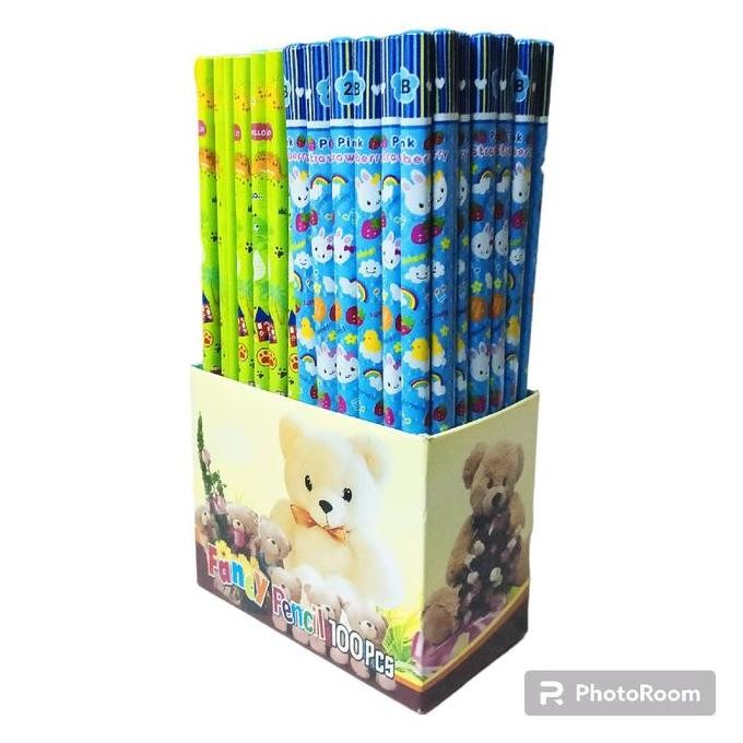

ready Pensil 2B Fancy Murah Isi 100 Pcs - Stationery pensil
