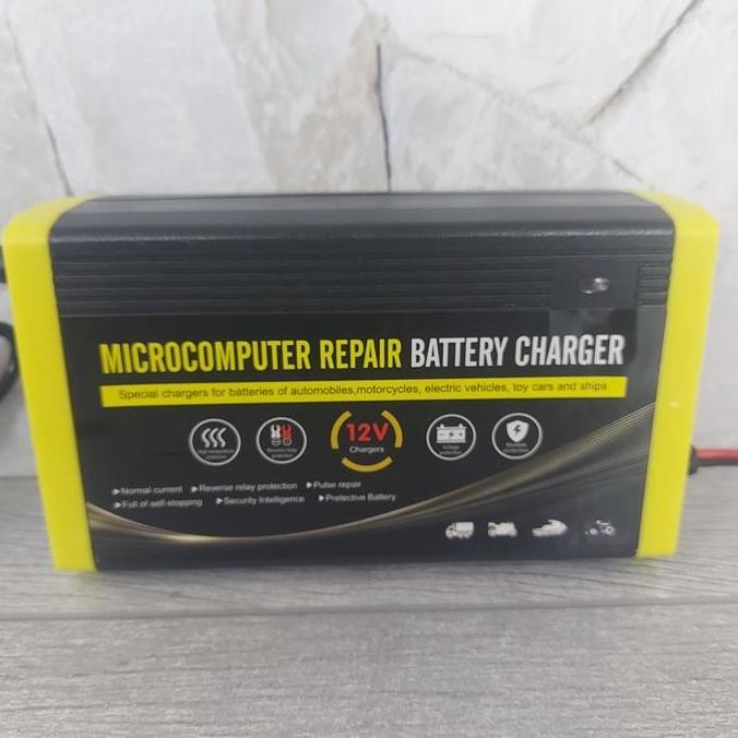 Cas Aki Battery Charger 12v 7A Pengisi Daya Pintar Sunpro 12v7A