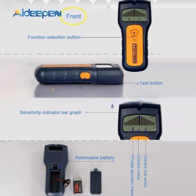 Promo Metal Detector Alat Pendeteksi  Logam Kabel Pipa Air Di Dalam Tembok
