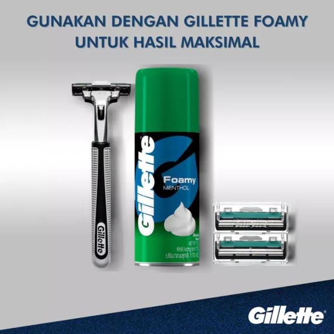 GILLETTE VECTOR Alat Cukur Pria Razor Cukuran Kumis Jenggot Gilette murah
