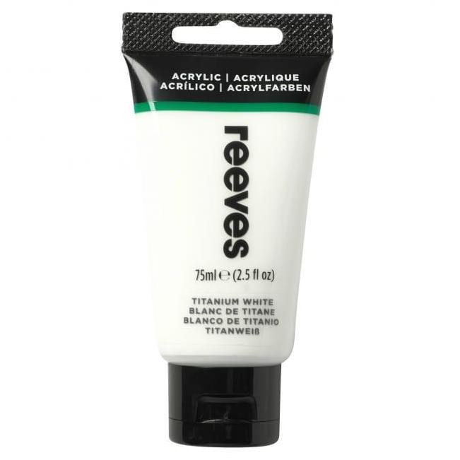 

ready REEVES ACRYLIC 75ML TITANIUM WHITE