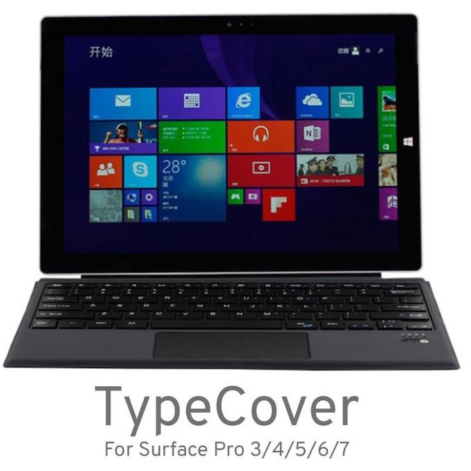 READY STOCK Surface Pro 3/4/5/6/7 Keyboard / Typecover Case - surface pro 3-7
