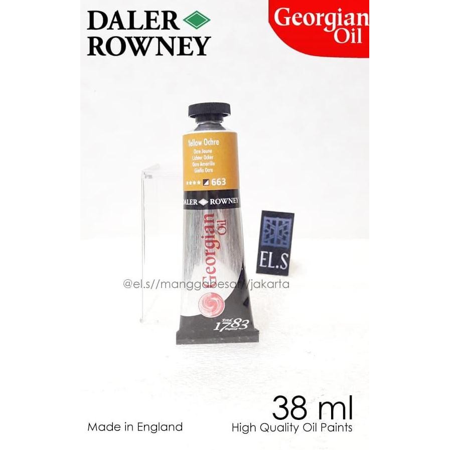 

ready Daler Rowney Georgian Oil Yellow Ochre 38 ml ( Cat Minyak )