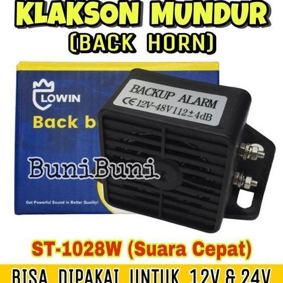 Grosir Klakson Mundur Atret - Alarm Mundur Mobil & Truk Universal 1 Suara - Versi Suara Cepat