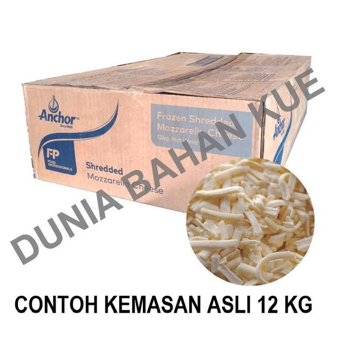 

Sale Anchor Shredded Mozzarella Cheese Repack 1 Kg / Keju Mozarella Parut