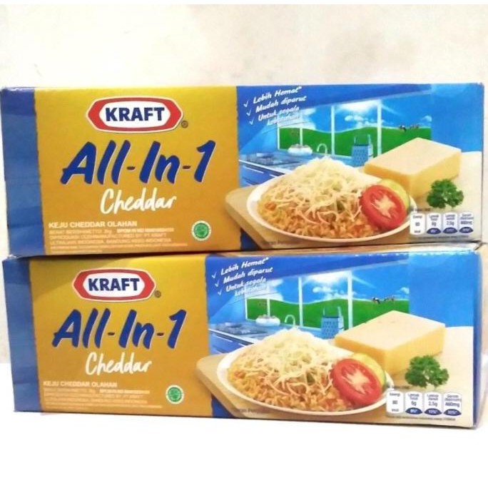 

Grosir Keju Kraft All In 1 Cheddar Cheese All In One 2 Kg