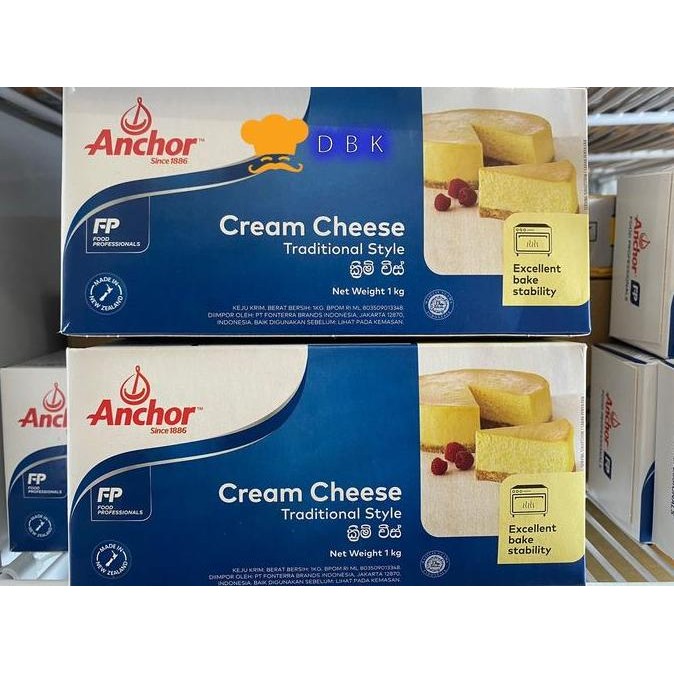 

Grosir Keju Cream Cheese Anchor 1 Kg