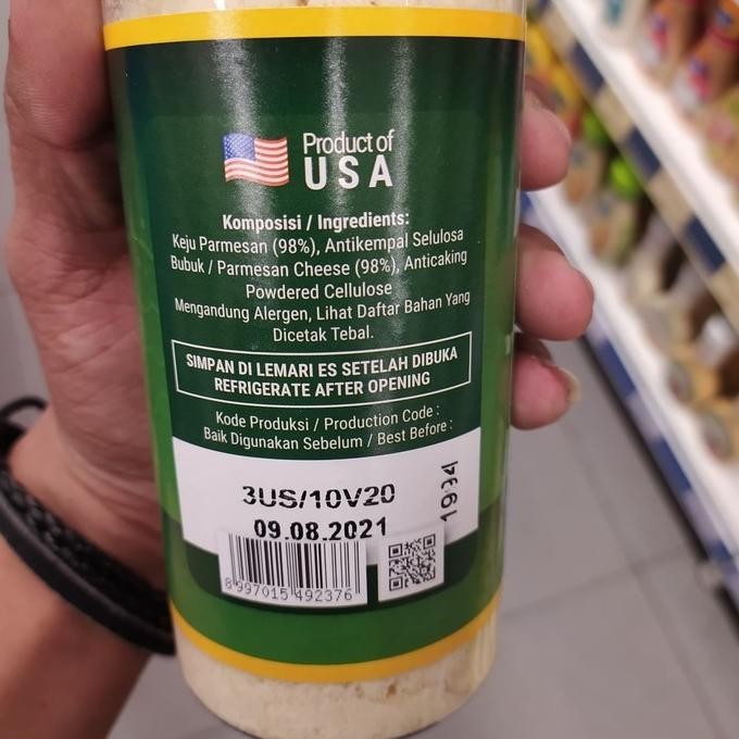 

Promo Green Valley Parmesan Cheese 200Gr