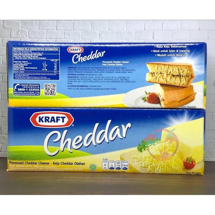 

Sale Kraft Cheddar Cheese 2 Kg / Keju Cheddar Kraft 2 Kg