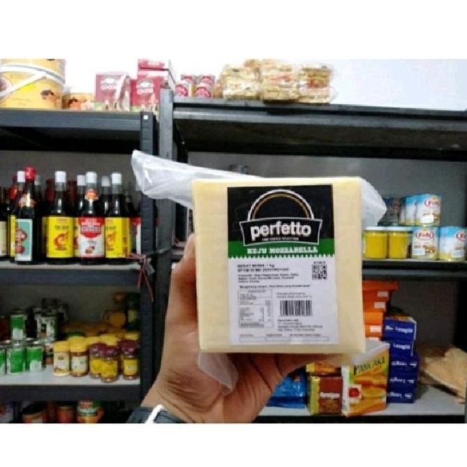 

Murah Keju Mozzarella Perfetto 1Kg