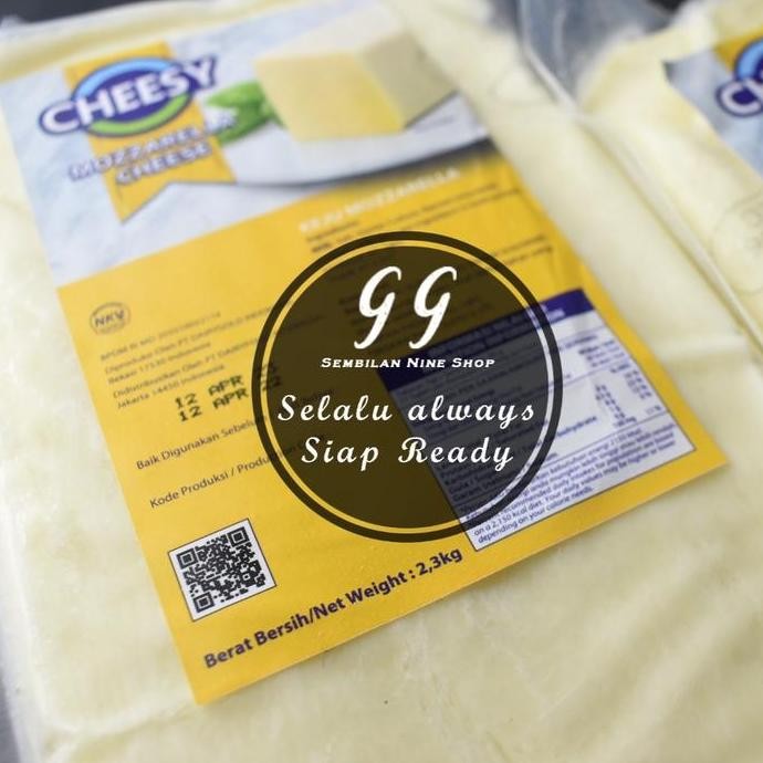 

Murah Cheesy Mozzarella Cheese 2.3 Kg 2300 Gram Keju Mozarella Mozzarela