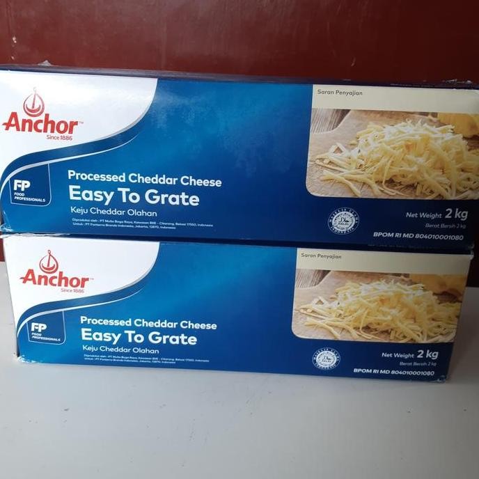 

Grosir Anchor Cheddar 2Kg/ Keju Cheddar Anchor 2Kg/ Anchor Cheddar Processed