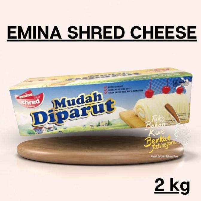 

Murah Keju Cheddar Emina Kemasan 2 Kg