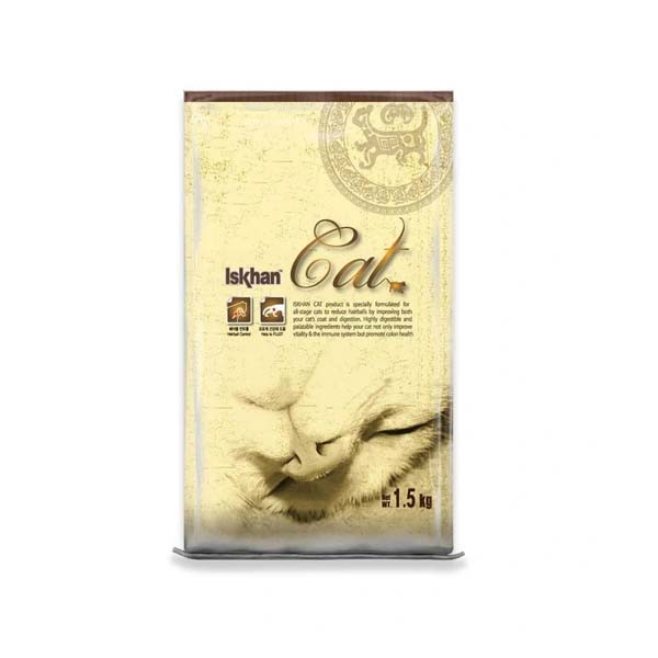 iskhan 1.5 kg cat (dry food)