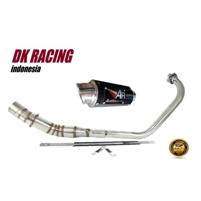 knalpot racing yamaha r15 v3 austin racing fullseries