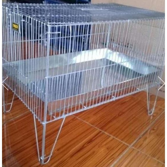 BAK KERAMBA TEMPAT WADAH MANDI BURUNG KACER DAN MURAI BESI STAINLESS