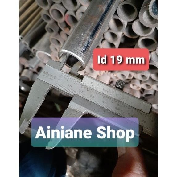 Original Pipa Besi Seamless Od 26Mm Id 19Mm Tebal 3.5Mm Panjang 25Cm - Pipa Tebal