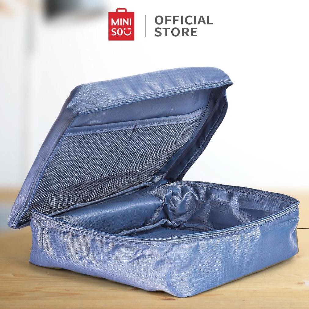 MINISO Tas Penyimpanan Travel Bag Multifungsi Baju Praktis Organizer Pouch Makeup Organizer