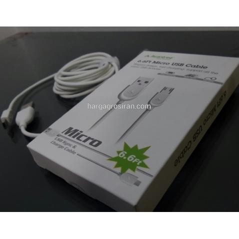 Premium  Kabel Avantree 2 Meter Bisa Buat Data Dan Charger Samsung / Blackberry Avantree Dan Fast Ch