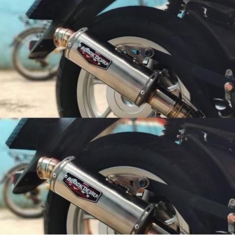 knalpot Black Devil Honda beat scoopy fullsystem