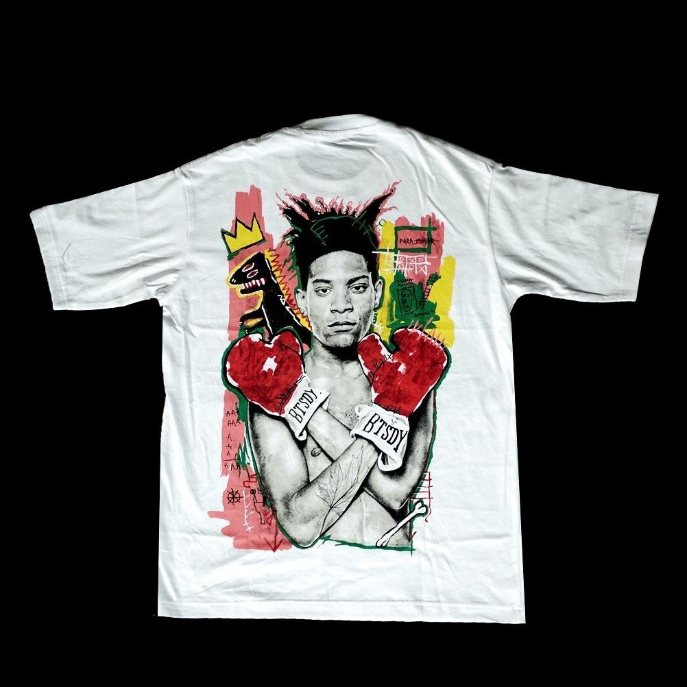 Promo Kaos Jmb Jean Michel Basquiat T-Shirt Original Artwork Brotosoedaryo