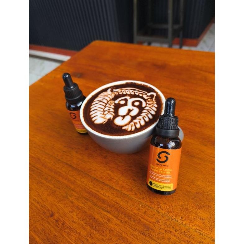 JJ  LATTE ART ID LIQUID CAIRAN PENGGANTI SUSU UNTUK LATIHAN MENGGAMBAR LATTE ART AST