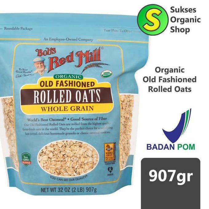 

Old Fashioned Rolled Oats Organic | Bob'S Red Mill | 907Gr Best Seller