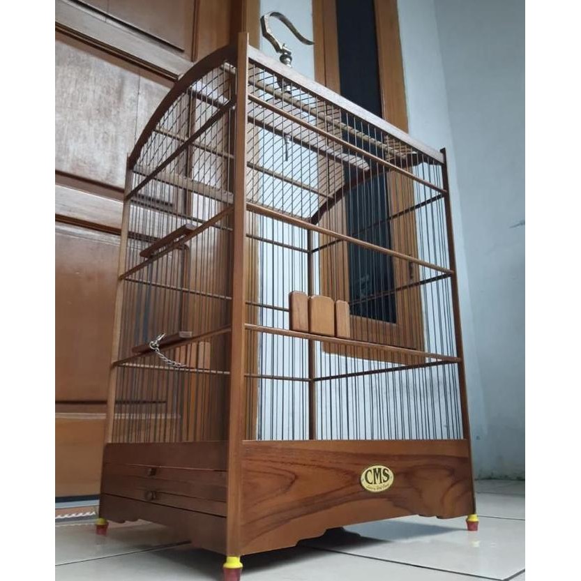 SANGKAR KANDANG KOTAK CMS JATi COKLAT NO 2