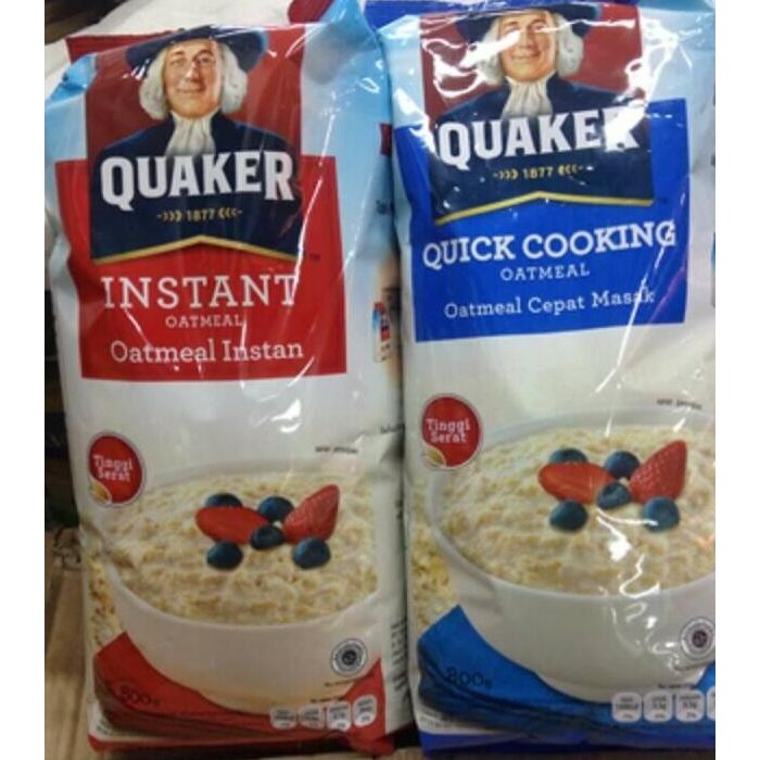 

Quaker Instant Oatmeal Instan 800 Gram/Quaker Oatmeal Instant Isi 800 Best Seller