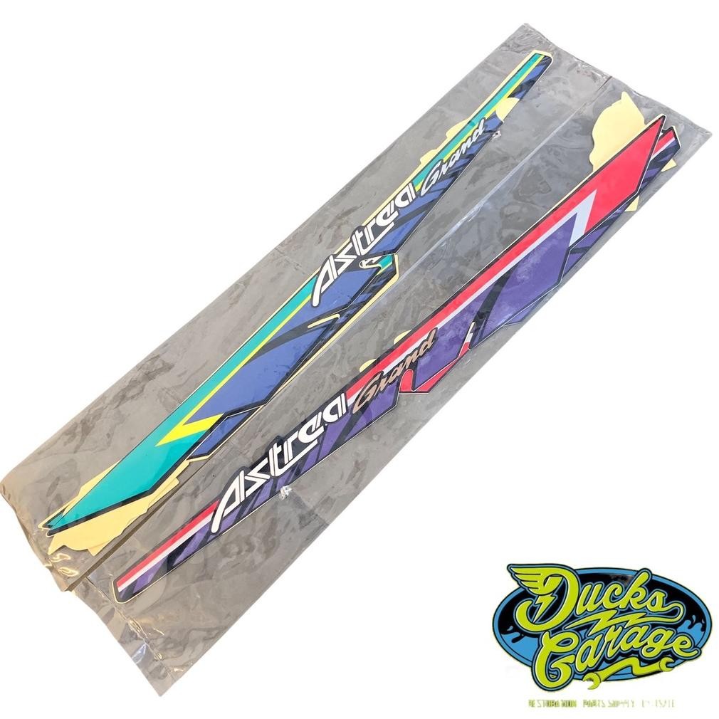 ASLI STRIPING STICKER BODY HONDA ASTREA GRAND 19931994 STRIPING MOTOR GRAND BULUS JADUL ORI