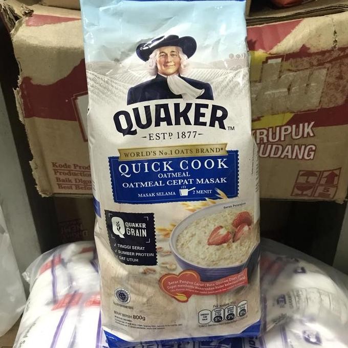 

Quaker Quick Cook Biru 800G Terbaru