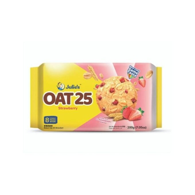 

Julies Oat 25 Strawberry 200 Gr [9556121026111] Promo
