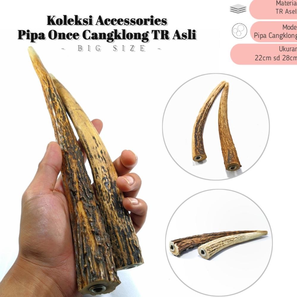 Original Pipa Cangklong Once Tr Asli Rokok Filter Bahan Kuat Awet