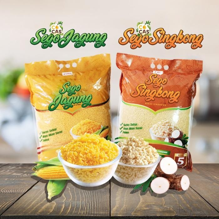 

Beras Jagung Dan Singkong 700 Gram. Sego Jagung-Sego Singkong. Beras Organik. Rice Food Goreng