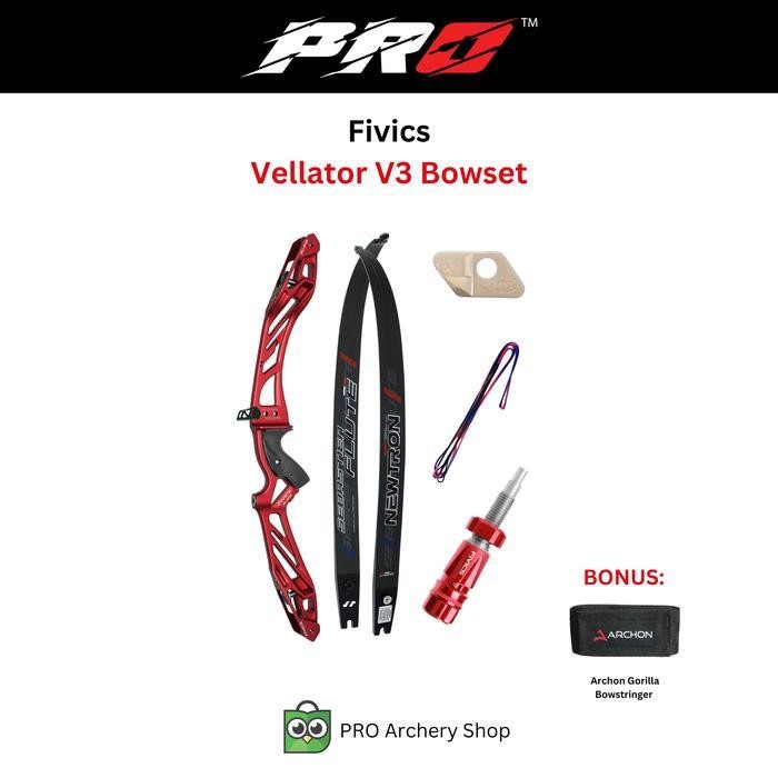 Paket Busur Fivics Vellator V3 - Paket Busur Barebow / Paket Busur Recurve / Busur Premium / Busur B