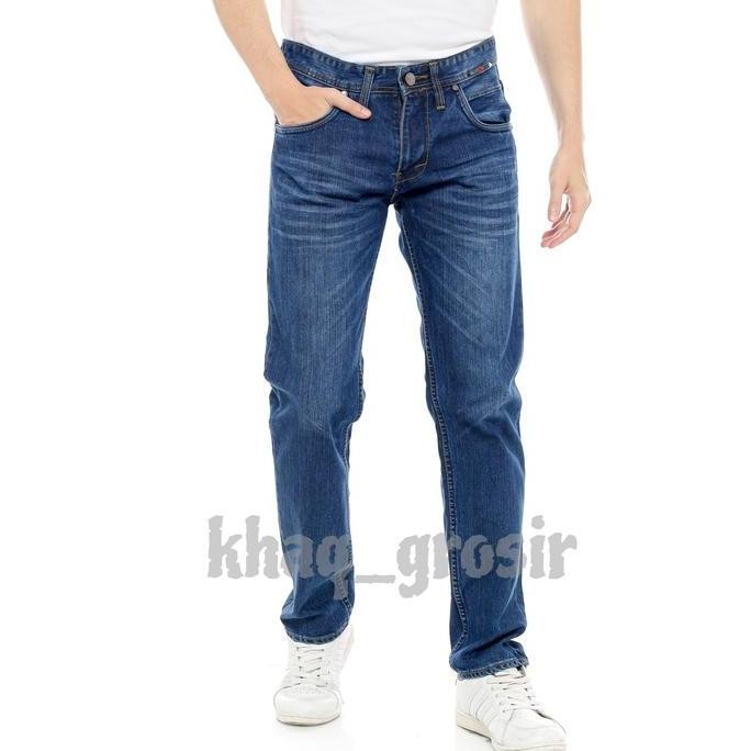 Licasio79 Celana Jeans Panjang Pria Denim Regular Premium daps