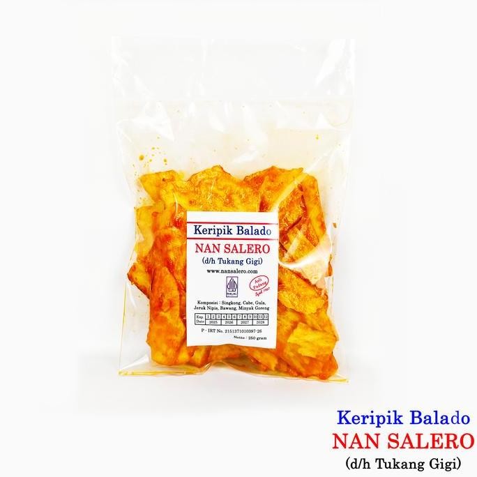 

Terlaris Keripik Balado Panjang Nan Salero 250 gram Best seller