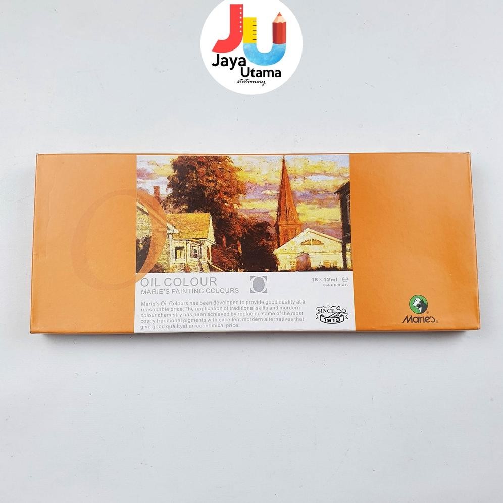 

Maries Cat Minyak Oil Maries 18 Warna Perlengkapan Melukis Oil Painting 1388B SV9